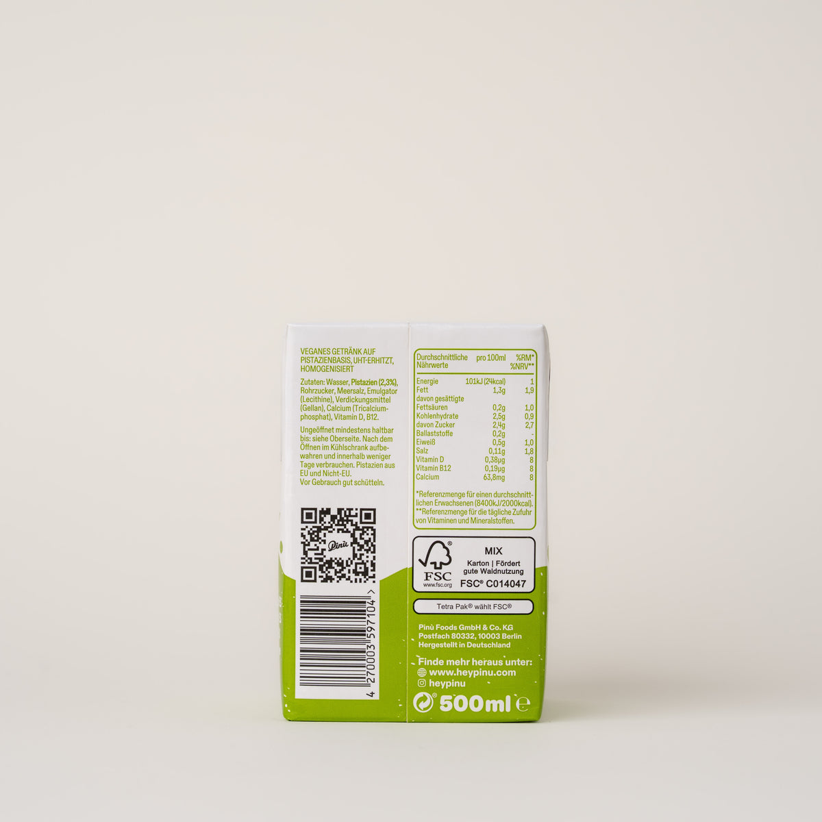 Classic Pistachio Pistaziendrink - Low Sugar Milchalternative